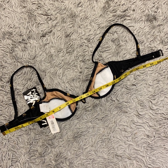 Vintage Bikini Top 90s Polkadot Swimsuit Swim S Small M Medium New - Picture 9 of 10